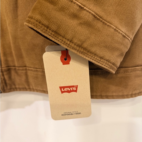 New Levi’s jacket Men's Cotton Canvas Zip-Front Utility Size M New with tag - Picture 14 of 14